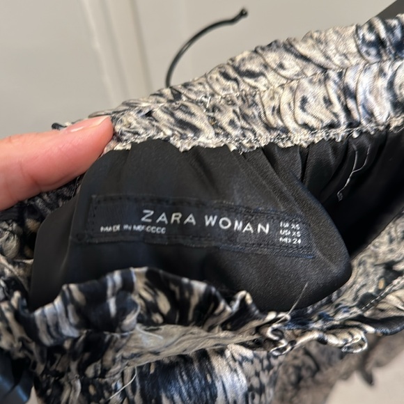 Zara multi color black gray  skirt XS - Picture 5 of 5